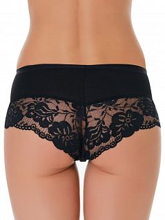 Трусы женские шорты (черный) Sis LTB331-18