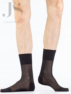 Шелковистые носки с усиленной пяткой Philippe Matignon JSPHM 701 (5 пар) nero