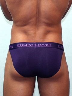 Фиолетовые мужские трусы танга Romeo Rossi Tanga R3001-5