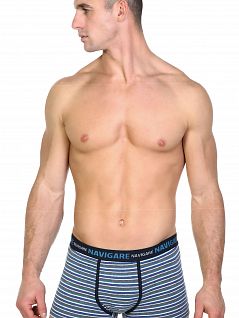Комфортные мужские трусы боксеры Navigare 749Z джинс (jeans)