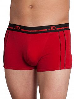 Стильные боксеры на белой пришивной резинке Jolidon DTТн60б Red