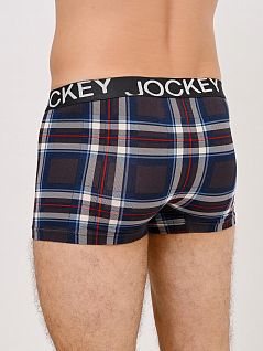 Анатомические боксеры с принтом в клетку графитового цвета JOCKEY 1801212Hc957