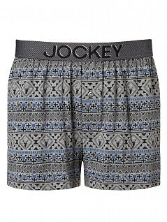 Трусы с гульфиком на пуговице Jockey 301756H (муж.) Графитовый