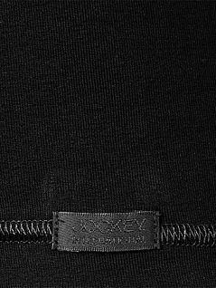 Стильная удобная мужская футболка черного цвета JOCKEY 24001812 Premium Cotton Stretch