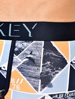 Модные хипсы с геометрическим принтом Jockey 183081H (муж.) Темный-синий B39