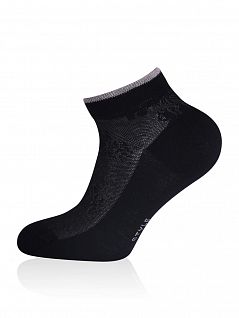 Носки женские короткие (серый) Sis LT6878 (набор из 3х штук)