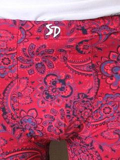 Нежные мужские трусы боксеры Salvador Dali SD2042 красный (rosso) распродажа