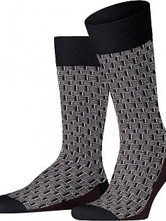 Комфортные носки из эластичного хлопка Falke 12408 Strap Boundary SO (муж.) Черный (3000)