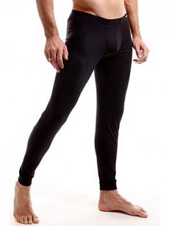 Мужские черные кальсоны из мягкого эластичного хлопка HOM First Cotton 01170cK9