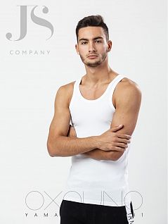 Классическая майка с овальным вырезом и широкими бретелями Oxouno JSOXO 0032 КЛАССИК белый распродажа