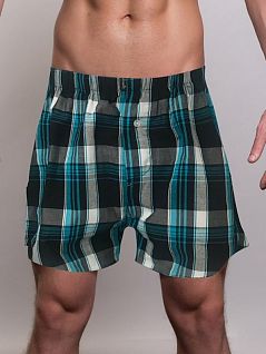 Трусы шорты с гульфиком Salvador Dali SISD3310-9 изумруд