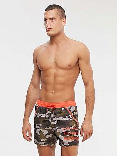 Мужские пляжные шорты на широком поясе-резинке LT1M11MMSY201-013 HUNTER SHORT Kom фуксия