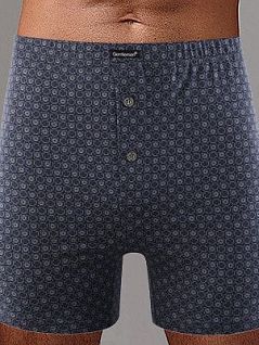 Оригинальные трусы с узором Gentlemen DTТм7824б Синий