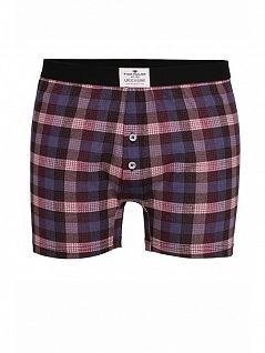 Хлопковые трусы в разноцветную клетку Tom Tailor RT70426/5608 734