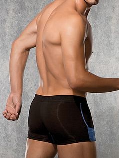 Мужские трусы с кармашком в спортивном стиле черные Doreanse Pocket Trunk 1762c01