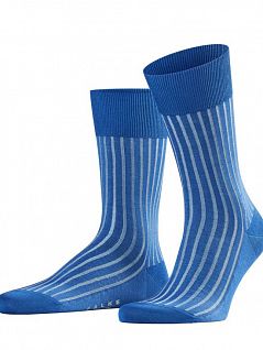 Носки с дискретным рисунком из 95% мерсеризованного хлопка Falke 14648 Shadow SO (муж.) Синий 6057