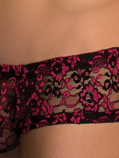Мужские прозрачные трусы хипсы черные Doreanse Sexy 1585c01