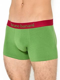 Современный набор боксеров (2шт) BRUNO BANANI 22011388бруно Зеленый 2396