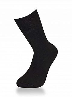 Эластичные носки из бамбука и шерсти MUDOMAY LT23001 MUDOMAY черный (набор из 3х штук)