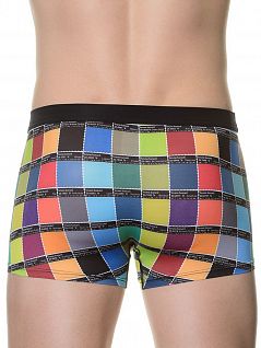 Стильные мужские хипсы разноцветные в клетку bruno banani 22021355 Colour Code