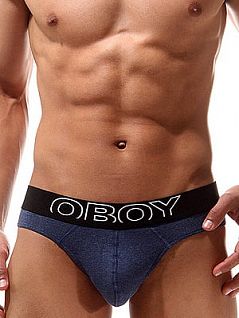 Мужские стринги под джинсовую ткань Oboy Jeans 6023c51