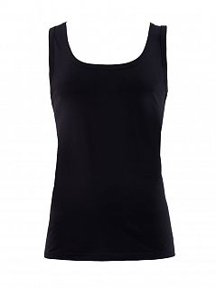 Прилегающая мужская майка из хлопка черного цвета BlackSpade AURA b9504 Black
