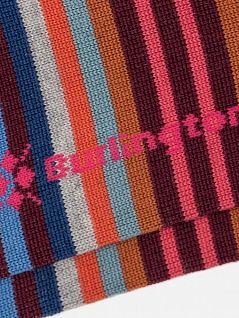 Носки с контрастными полосками из шерсти Burlington 21057 Stripe SO Красный 8006