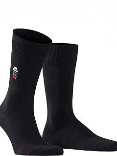 Носки в подарочной упаковке из хлопка FALKE 14049 Best dad SO Черный (3000)