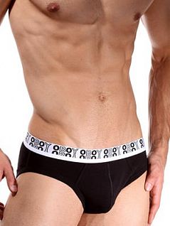 Мужские черные трусы мини Oboy Individual 4770c01 распродажа
