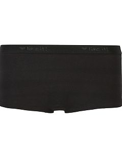 Трусы шорты на пришивной резинке с брендом черного цвета like it 6165135c200