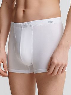 Однотонные боксеры из мягкого хлопка белого цвета Jockey 22452018c100