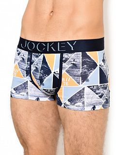 Модные хипсы с геометрическим принтом Jockey 183081H (муж.) Темный-синий B39