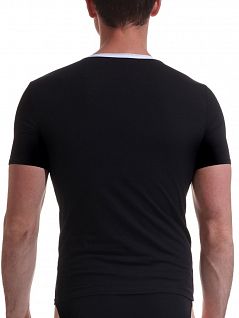 Комфортная футболка с круглой горловиной Jolidon DTФм264бл Black