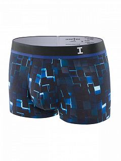 Модные боксеры из хлопка и модала синего цвета I AM WHAT I WEAR FM-1236J05-F86