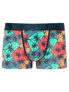 Анатомические боксеры с контрастной окантовкой синего цвета Jockey 1916241cB90