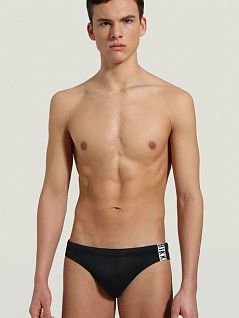 Плавки слипы на вшивной резинке Bikkembergs вбкб04871бикк Черный 31