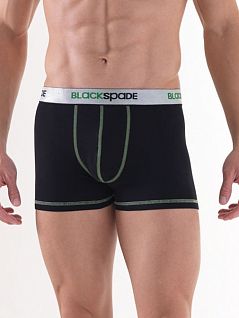 Черные мужские трусы-боксеры с кармашком BlackSpade SPORT b9408 черный