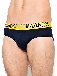 Классические брифы в стиле "плавки" Bikkembergs вбкт04787бикк Синий 2020