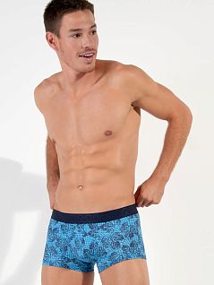 Хипсы с принтом в виде чёрных листьев на оригинальном фоне HOM 40c2851cP0BI