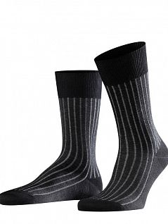 Современные носки из хлопка и полиамида Falke 14648 Shadow SO (муж.) Черный 3030