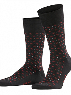 Носки в виде крестового символа из игральных карт Falke 13344 Sens. Jabot SO (муж.) Черный 3030