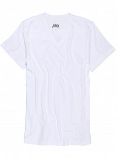 Нежная футболка с V-образным вырезом JOCKEY120200 (муж.) Белый 100