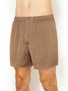 Свободного кроя трусы из гладкого тонкого шелка с характерным блеском Zimmerli 600075134зимерли Коричневый