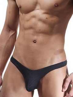 Мужские трусы бразилы черные Oboy City Boy 6293c01
