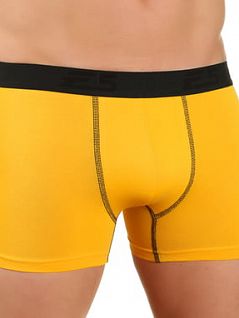 Мужские трусы из хлопка желтого цвета E5 Underwear RT15 распродажа