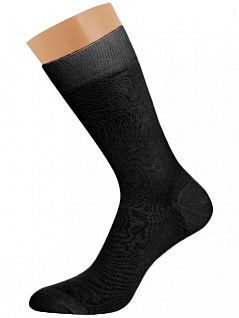 Мужские носки из мерсеризованного хлопка Griff JSC6 PREMIUM 100% Mers.гладь (5 пар) nero