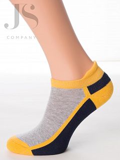 Укороченные носки из эластичного хлопка Giulia JSMS SPORT 04 (5 пар) yellow gul