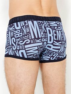 Удобные боксеры с формованным передним карманом Bikkemberg вбкт04991бикк Синий-голубой S216