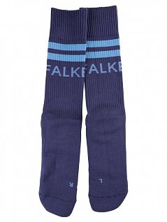 Модные ребристые носки в спортивном стиле FALKE 14048 Retro SO Синий 6743