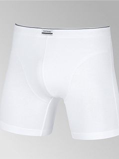 Удлиненные боксеры из тонкого трикотажа белого цвета Ceceba FM-10058-9000